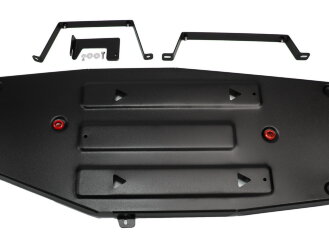 Защита топливного бака АвтоБроня для Toyota RAV4 CA40 2012-2019, штампованная, сталь 1.8 мм, с крепежом, 111.05779.1