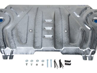 Защита картера и КПП Rival (увеличенная) для Toyota Camry XV70 2018-2021 2021-н.в., оцинкованная сталь 1.5 мм, с крепежом, штампованная, ZZZ.9518.2