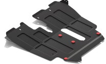 Защита картера и КПП АвтоБроня для Toyota Corolla Spacio I 1997-2001, штампованная, сталь 1.8 мм, с крепежом, 111.05726.1