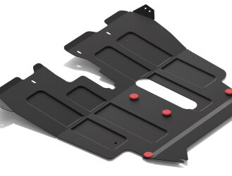 Защита картера и КПП АвтоБроня для Toyota Corolla Spacio I 1997-2001, штампованная, сталь 1.8 мм, с крепежом, 111.05726.1