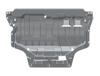 Защита картера и КПП Volkswagen Touran двигатель 2,0TDI AT, MT  (2016-)  арт: 26.3708