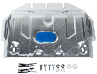Защита картера Rival для Toyota Land Cruiser Prado 150 2009-2013 (устанавл-ся совместно с ZZZ.9516.1), оцинкованная сталь 1.5 мм, с крепежом, штампованная, ZZZ.5784.1