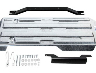 Защита КПП и РК Rival для Toyota Land Cruiser Prado 150 2009-2013 (устанавл-ся совместно с ZZZ.5784.1), оцинкованная сталь 1.5 мм, с крепежом, штампованная, ZZZ.5785.1