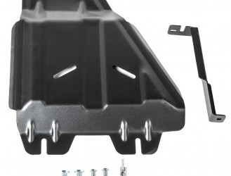 Защита РК АвтоБроня для Toyota Land Cruiser 200 2007-2012 (устанавл-ся совместно с 111.09507.1), штампованная, сталь 1.8 мм, с крепежом, 111.09508.1